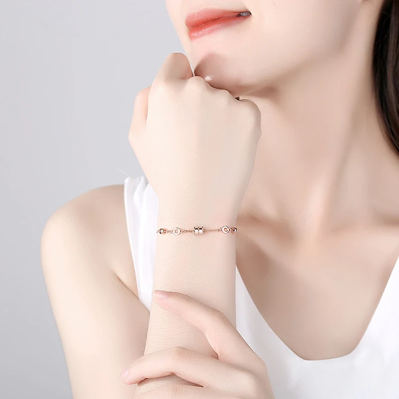 925 Sterling Zilver Kleine Mooie Taille Armband Dames Koreaanse Versie, een elegante accessoire om je taille te accentueren.