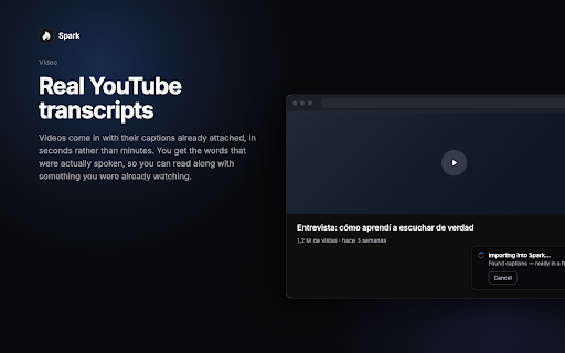Spark screenshot 3