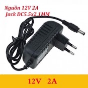 Nguồn Adapter 12V 2A Chân To 5.5 Dùng Cho Camera