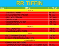 Rr Tiffin menu 1