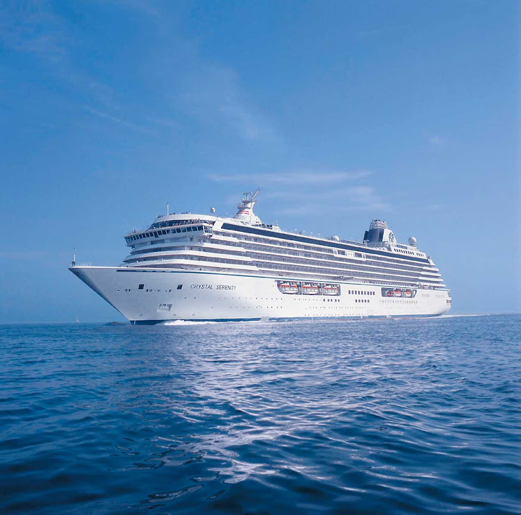 The 5-star Crystal Serenity carries 1,070 passengers to all regions of the world. 