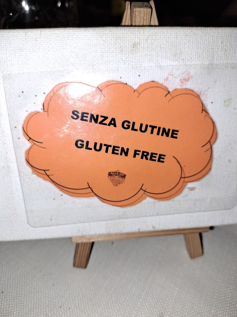 Ristorante Alle Aie Sul Lago gluten-free menu