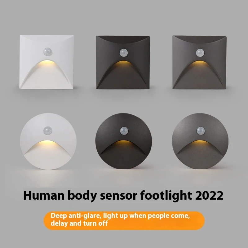 2285 Human Induction Foot Lamp Outdoor, motion-activated lighting for security and convenience in gardens and pathways, 
