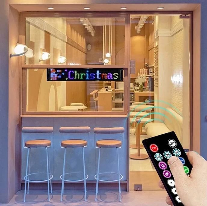 Pantalla Publicitaria para Coche Ultradelgada Bluetooth a Todo Color Pantalla Electrónica Flexible Muestra Anuncios Impactantes y Atractivos