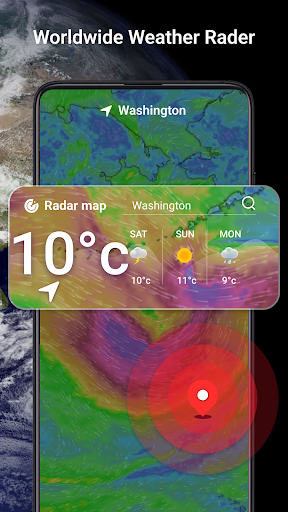 Screenshot Live weather -10 days forecast