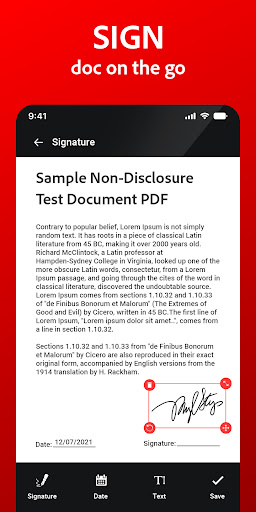 Screenshot PDF Scanner App