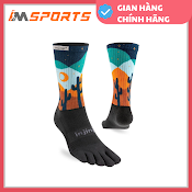 Vớ Xỏ Ngón Chạy Bộ, Thể Thao Thoáng Mát Chống Trượt Injinji Spectrum Trail Midweight Crew