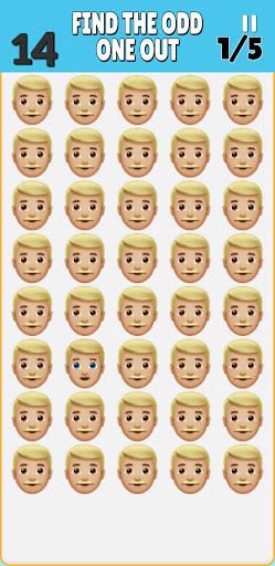 Screenshot Find The Odd One Emoji Puzzle