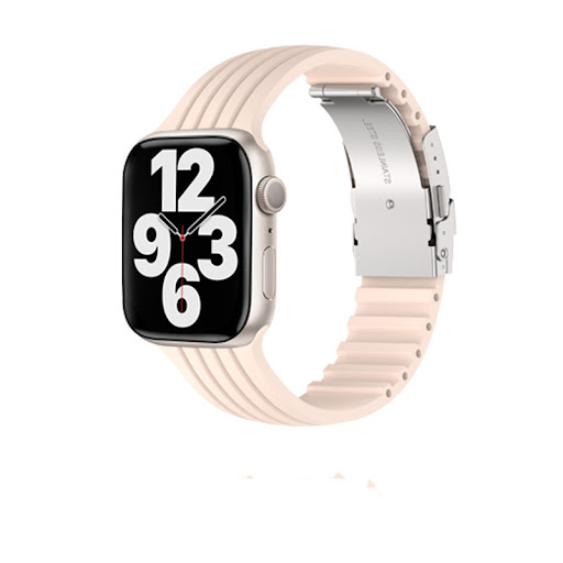 Title 8, Silicone Stripe iWatch Strap for Men and Women,...