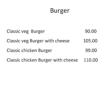 Lakshya Burgers & Pizzas menu 