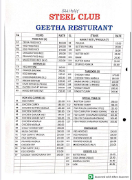 Ukku Club Restaurant menu 3