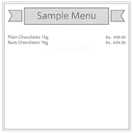 Ooty Fresh Home Made Chocolates menu 1