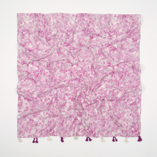 Title 5, Cotton And Linen Feel Scarf Retro Ethnic Tassel