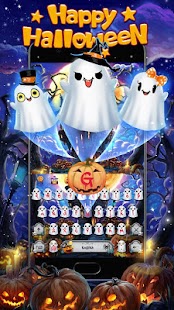 Halloween Ghost Keyboard Theme - náhled