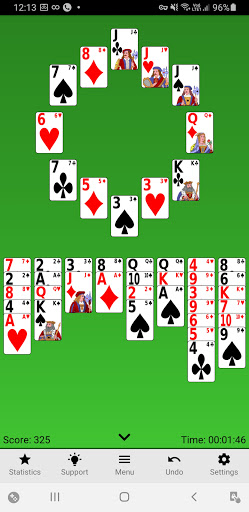 Screenshot Solitaire Card Game