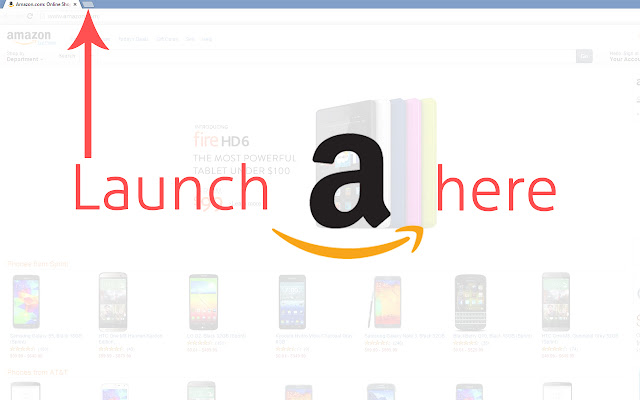 Amazon Homepage chrome extension