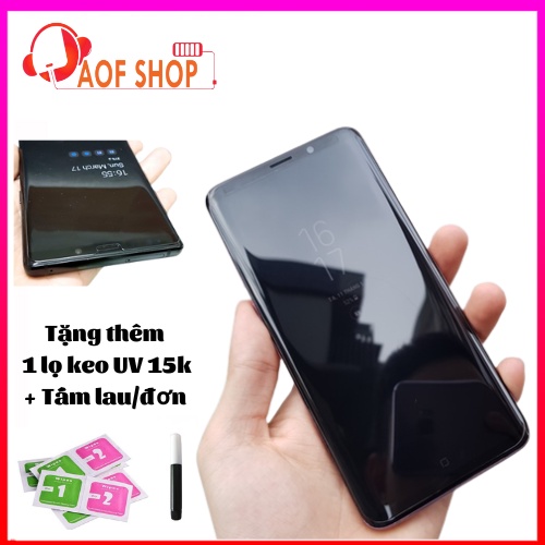 Kính Cường Lực Full Keo Uv Dành Cho S8/S8Plus/S9/S9Plus, Note8, Note9/Note10/Note10Plus/S10/S10Plus