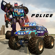 Police Monster Robot Superhero  Icon