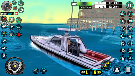 Screenshot Ship Simulator Police Boat 3D