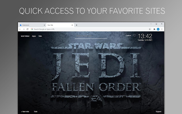 Star Wars Jedi Fallen Order New Tab