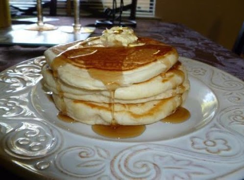 Buttermilk Vanilla Pancakes