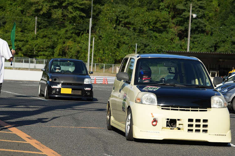 エッセの日光サーキット走行会・RAYS VOLKRACING・TE37・RE71RS・プロtに関するカスタム事例の投稿画像4枚目