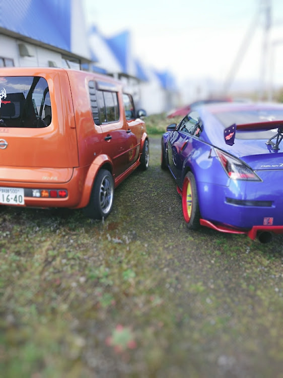 フェアレディZのキューブ・チームローガン北海道・自車コラボ・久々のまったり日曜日・マッツーに捕獲されるポンコツwに関するカスタム事例の投稿画像2枚目