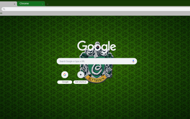 Slytherin Theme chrome extension