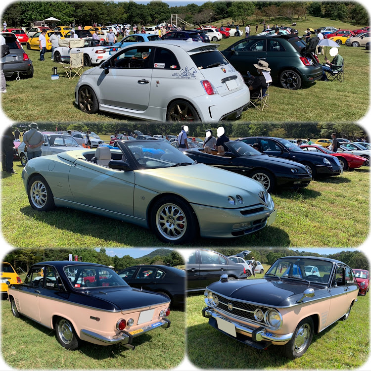 ジュリアの関西トリコローレ🇮🇹・イタリア車の祭典・気になるお車たち😘・申し合わせたように…🤣・アルファロメオに関するカスタム事例の投稿画像2枚目
