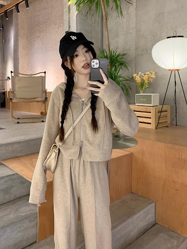 Title 14, Spring And Autumn New Loose Hooded Zipper Sweat...