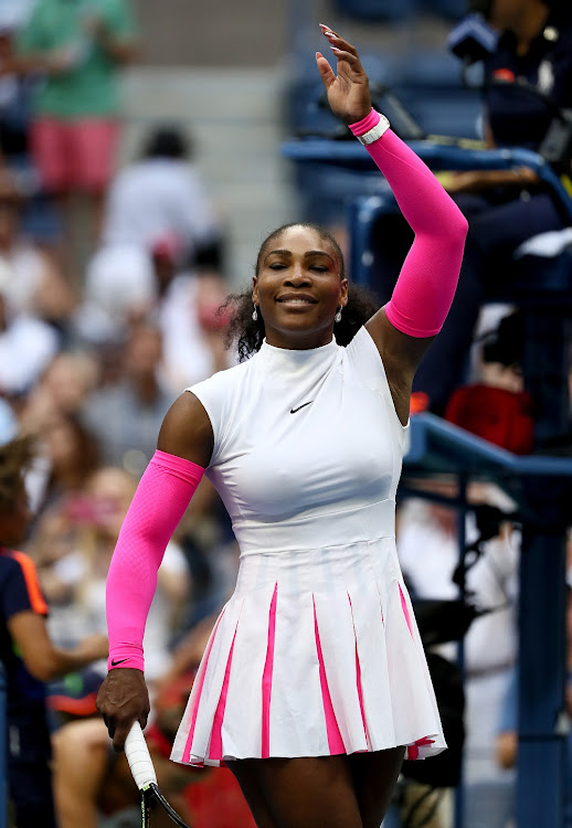 Serena Williams at the USTA Billie Jean King National Tennis Center on September 5, 2016.