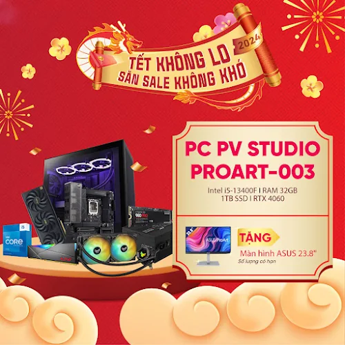 PC PV Studio ProArt-003 (Intel Core i5-13400F/2 x 16GB/1TB SSD/GeForce RTX 4060/Free DOS)