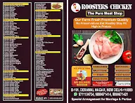 Roosters Chicken menu 2