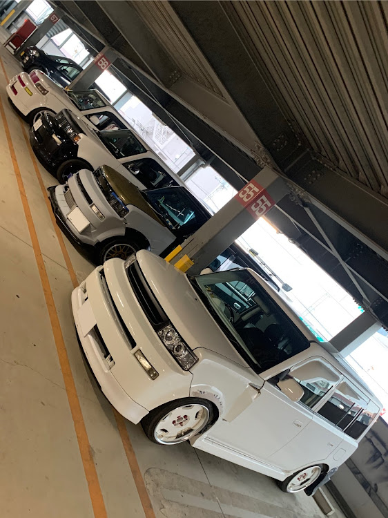 bBの2号機・ガチャガチャ丸・白の集まり・オフ会・なんちゃって白に関するカスタム事例の投稿画像7枚目