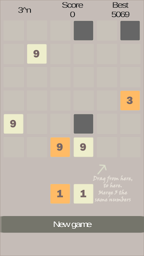 new 2048 bricks -> 3 power N