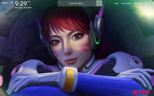 DVa Overwatch Wallpapers HD Theme