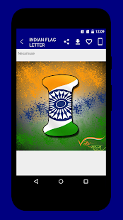 Indian Flag Letter Wallpaper(圖6)-速報App
