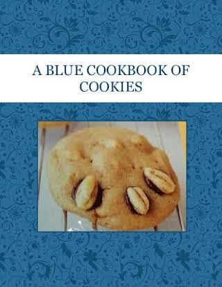 A  BLUE COOKBOOK OF   COOKIES