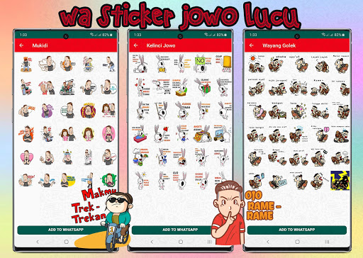 WA Sticker Logat Jowo Cute Jawa WAStickerApp