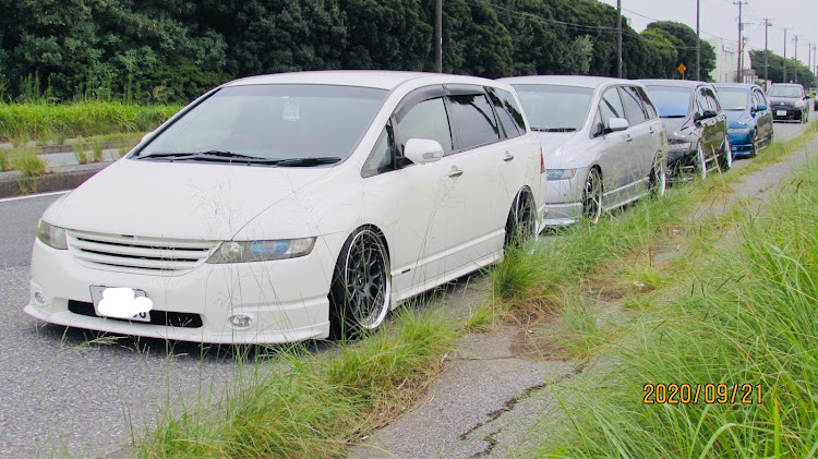 オデッセイの千葉フォルニアで変態セミナー⁉️🤪開催かい？🤔・晴れて良かったに関するカスタム事例の投稿画像5枚目