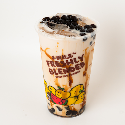 Brown Sugar Milk Tea w/ Tapioca & coffee Jelly