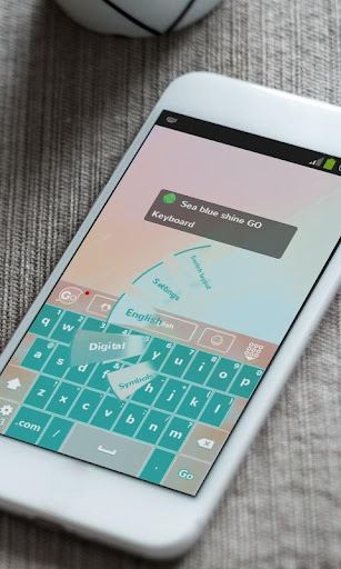 免費下載個人化APP|Sea blue shine GO Keyboard app開箱文|APP開箱王