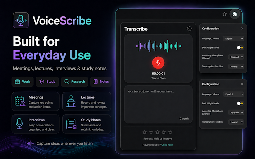Voice Scribe: Audio to Text + AI screenshot 5