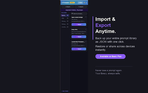 ChatGPT Prompt Library screenshot 4