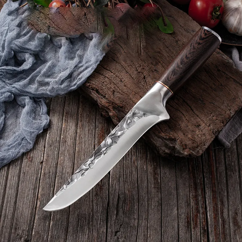 Couteau à désosser en acier inoxydable pour viande, porc, mouton, poisson, melon et fruits. Parfait pour découper et trancher.