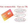 Sim Số Vietnamobile Nhận Mã Code Otp Tạo Tài Khoản 092