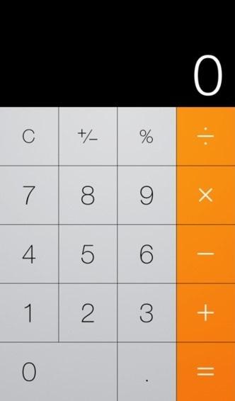 iOS Calculatrice Screen 3