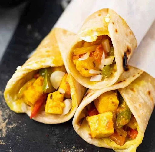 Paneer Patty Wrap