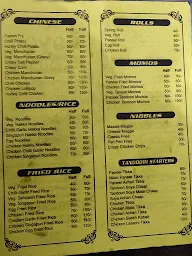 Zoyo Restro menu 1