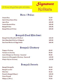 Signature Kolkata menu 6